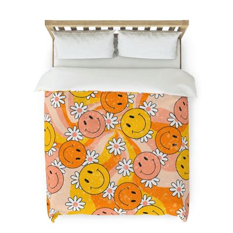 smiley face bedding